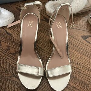 NY&C gold heels